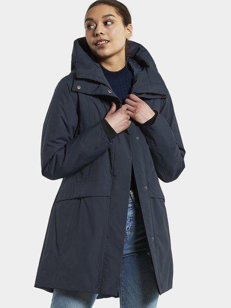 Kurtka Damska Didriksons Cajsa Parka 3 Granatowy - 34