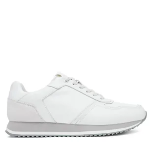Sneakersy Calvin Klein Low Top Lace Up Lth Mono HM0HM01807 Szary - Sneakersy męskie - miniaturka - grafika 1