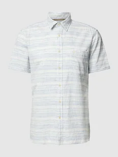 Koszula casualowa o kroju slim fit z wzorem w paski - Koszule męskie - miniaturka - grafika 1