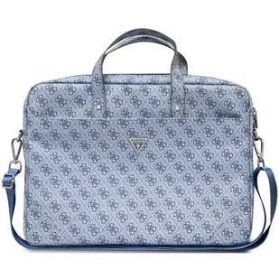 Torba na laptopa GUESS Saffiano 4G Triangle Logo 16 cali Niebieski - Torby na laptopy - miniaturka - grafika 1