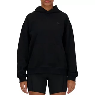 Bluzy sportowe damskie - Bluza New Balance WT41537BK - czarna - grafika 1