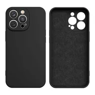 Etui i futerały do telefonów - Hurtel Silicone case etui iPhone 13 Pro Max silikonowy pokrowiec czarne - miniaturka - grafika 1