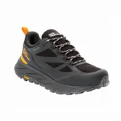 Buty trekkingowe męskie - Buty męskie trekkingowe Jack Wolfskin TERRAVENTURE TEXAPORE LOW M black - 40 - miniaturka - grafika 1