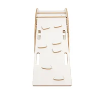 Łóżeczka i kojce - Large Dream Rocker Białe Drewno & Drabinka z Różową Poduszką - miniaturka - grafika 1