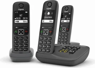 Gigaset AE690A Trio antracyt - Telefony stacjonarne - miniaturka - grafika 1