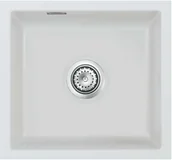 Zlewozmywaki - Zlewozmywak ceramiczny SYSTEMCERAM Mera 42 U Alu Korek automatyczny 5301 02 - miniaturka - grafika 1