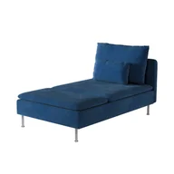 Pokrowce na meble - Dekoria pl pl Pokrowiec na szezlong Söderhamn granat 93 x 151 x 83 cm Velvet 1009-704-29 - miniaturka - grafika 1