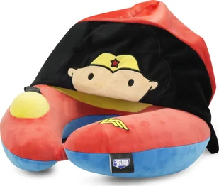 Ridaz Poduszka podróżna Wonder Woman Justice League z kapturem - Akcesoria podróżnicze - miniaturka - grafika 1