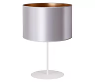 Lampy stojące - Lampa stołowa CANNES 1xE14/15W/230V 20 cm srebrny/miedź/biały - miniaturka - grafika 1