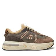 Sneakersy damskie - Sneakersy Premiata Cassie 7072M Brązowy - miniaturka - grafika 1