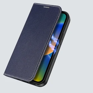 Dux Ducis Skin X2 etui do iPhone 14 Pro pokrowiec z magnetyczną klapką niebieski - Etui i futerały do telefonów - miniaturka - grafika 6