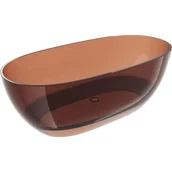 Wanny - Mexen Pure cherry wanna wolnostojąca transparentna 170 x 80 cm, korek chrom - 58071708009 - miniaturka - grafika 1