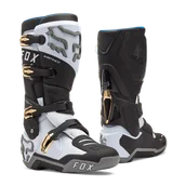 Buty motocyklowe - Buty Cross FOX Instinct Złamany Biały/Czarny/Szary44 - miniaturka - grafika 1