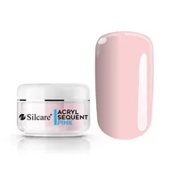 Żele do paznokci - Silcare Akryl Do Paznokci Sequent Lux Pink 12g - miniaturka - grafika 1