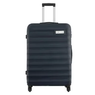 Walizki - Walizka z ABS-u w poziome paski 28" - granatowy Semi Line - miniaturka - grafika 1