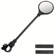 Inne - TEMU Regulowane Lusterko Rowerowe z Obrotowym Mechanizmem 360° i Szerokokątnym Obiektywem, Elastyczna Długa Ramiona dla Łatwej Instalacji, Pasuje do - miniaturka - grafika 1