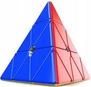 Łamigłówki - Profesjonalna Kostka Rubika 3X3X3 Pyraminx + Podstawka - miniaturka - grafika 1