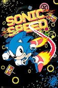 Pozostałe książki - Erik Poster Sonic Speed - druk artystyczny plakat 61 x 91,5 cm - miniaturka - grafika 1