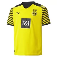 Koszulki męskie - PUMA PUMA Męska koszulka replika BVB Home Shirt replika W sponsora Cyber Yellow-puma Black S 759036 - miniaturka - grafika 1