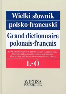 Wiedza Powszechna Wielki słownik polsko-francuski tom 2 L-Ó Pieńkos Elżbieta, Pieńkos Jerzy, Zaręba Leon, Dobrzyński Jerzy - Słowniki języków obcych - miniaturka - grafika 1