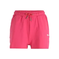 Spodenki damskie - Damskie Spodenki FILA BRANDENBURG HIGH WAIST FAW0453-40041 – Różowy - miniaturka - grafika 1