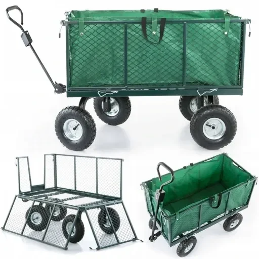 Taczka wózek ogrodowy transportowy przyczepka 250L