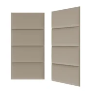 Panele ścienne i boazeria - Panel tapicerowany Duo PP 60 x 30 cm Linora Cashmere - miniaturka - grafika 1