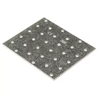 Pozostałe akcesoria sieciowe - vidaXL Płytki perforowane, 20 szt., 2 mm, 120x100 mm, stal ocynkowana - miniaturka - grafika 1