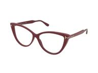 Okulary korekcyjne, oprawki, szkła - Dioptrie szkieł Tom Ford FT5843-B 074 - miniaturka - grafika 1