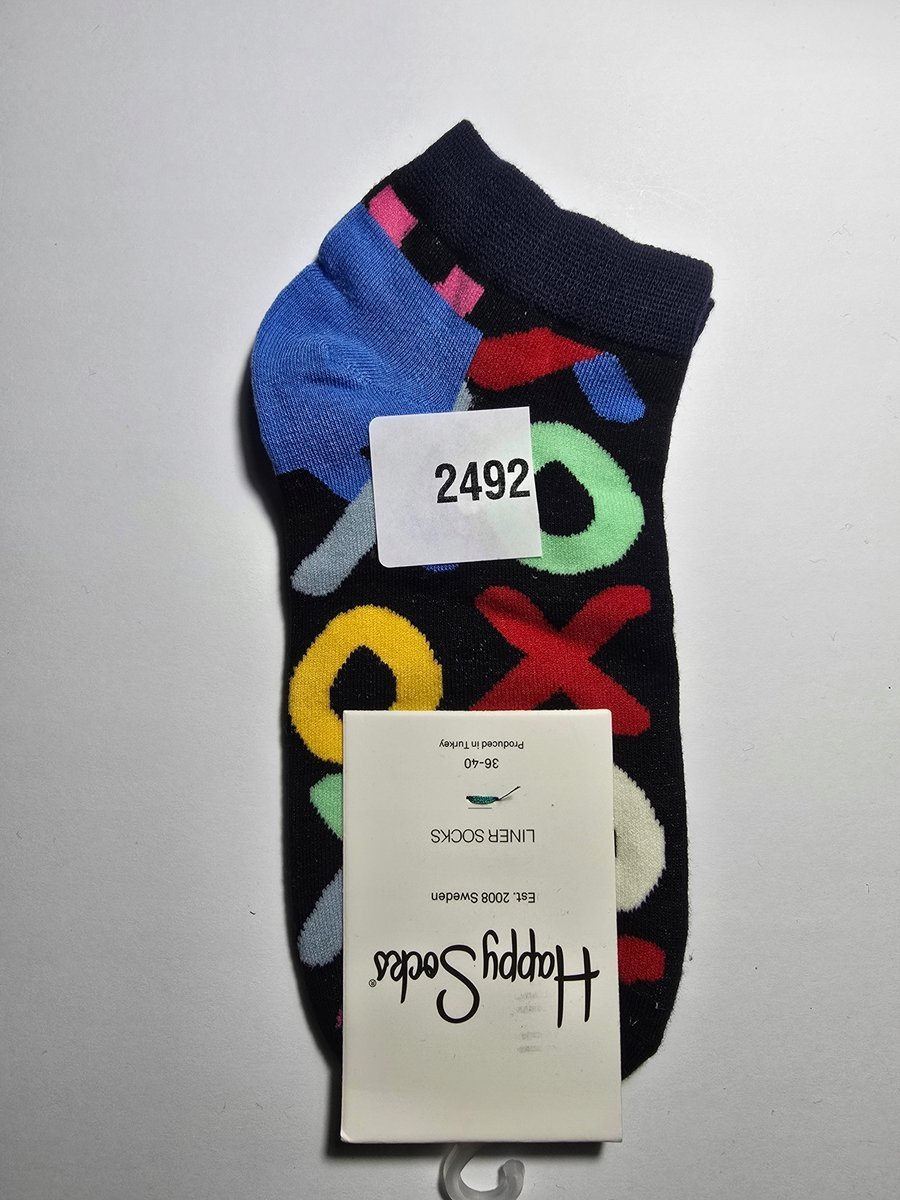 Kolorowe skarpety Happy Socks stopki unisex rozmiar 36-40 (2492)