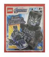 Klocki - Lego Super Heroes Zestaw - Black Panther With Jet 242316 Polybag Klocki - miniaturka - grafika 1
