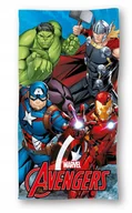 Okrycia kąpielowe dla dzieci - Ręcznik kąpielowy plażowy szybkoschnący AVENGERS HULK THOR IRONMAN 70x140 - miniaturka - grafika 1