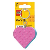 Breloczki dla dzieci - LEGO Classic KE183 Brelok do kluczy z latarką LEGO Serce - miniaturka - grafika 1