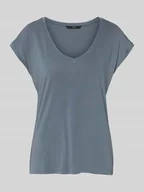 Koszulki i topy damskie - T-shirt o luźnym kroju z mieszanki modalu model ‘FILLI’ - miniaturka - grafika 1