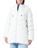 Kurtki damskie - Geox Damska kurtka W Anylla, Blanc De Blanc, 52 - miniaturka - grafika 1