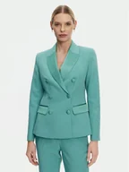 Marynarki i żakiety damskie - ARTIGLI Marynarka ACGI000772 Turkusowy Regular Fit - miniaturka - grafika 1