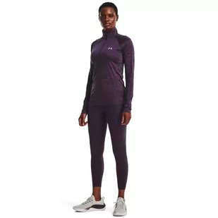 Koszulka damska Under Armour NEW TECH 1/2 ZIP - TWIST - Koszulki sportowe damskie - miniaturka - grafika 4