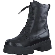 Moda i Uroda OUTLET - Marco Tozzi Damskie buty sznurowane 2-25209-41, czarny, 41 EU - miniaturka - grafika 1