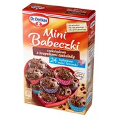 Dania w proszku - Dr. Oetker Dr Oetker DR OETKER MINI BABECZKI CZEKOLADOWE Z KROPELKAMI CZEKOLADY 245 G zakupy dla domu i biura 71085922 - miniaturka - grafika 1