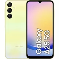 Telefony komórkowe - Samsung Galaxy A25 SM-A256 6/128GB Żółty - miniaturka - grafika 1