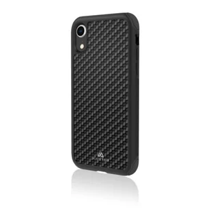 Rock BLACK Robust Real Carbon" FUTERAŁ GSM DLA iPhone XR CZARNY - Etui i futerały do telefonów - miniaturka - grafika 1