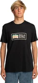 Koszulki męskie - t-shirt męski BILLABONG SWELL TEE Black - BLK - miniaturka - grafika 1