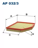 Filtry powietrza - Filtron Filtr powietrza - AP032/3 - miniaturka - grafika 1