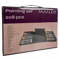 Gadżety do domu - Zestaw do malowania w walizce- 208szt Maaleo 21645 - miniaturka - grafika 1