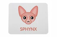 Podkładki pod mysz - Podkładka pod mysz z kotem sfinks - miniaturka - grafika 1
