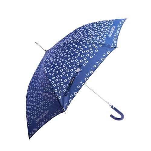 DON ALGODON Wiatroodporny parasol damski, automatyczne otwieranie, stylowy i trwały design, Niebieski