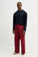 Piżamy męskie - Tommy Hilfiger piżama męska kolor granatowy wzorzysta UM0UM03698 - miniaturka - grafika 1