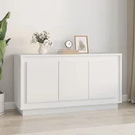 Szafki do salonu - Szafka, biała, 102x35x55 cm, materiał drewnopochodny Lumarko! - miniaturka - grafika 1