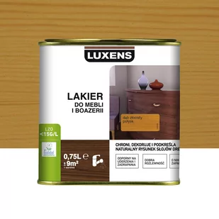 Lakier do mebli i boazerii 0.75 l Złoty Dąb Połysk Luxens 3276007224757 - Lakiery do drewna - miniaturka - grafika 1