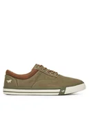 Trampki męskie - Mustang Tenisówki 4072-315 Beżowy - miniaturka - grafika 1